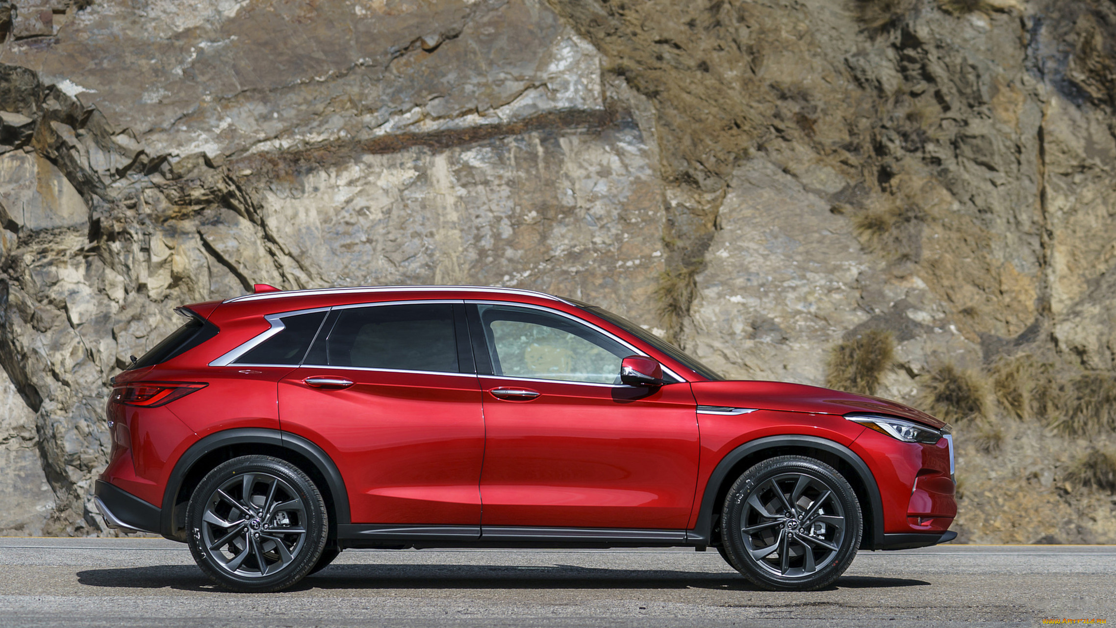 infiniti qx50 2019, , infiniti, qx50, 2019, red
